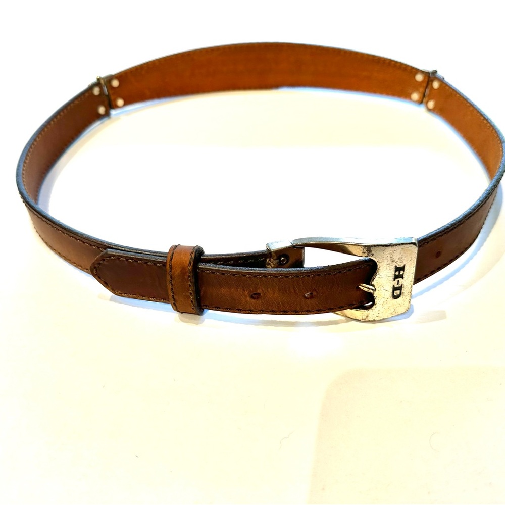 Harley-Davidson Distressed Brown Leather Belt